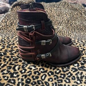 Freebird by Steven Crue Ankle Boots with Straps